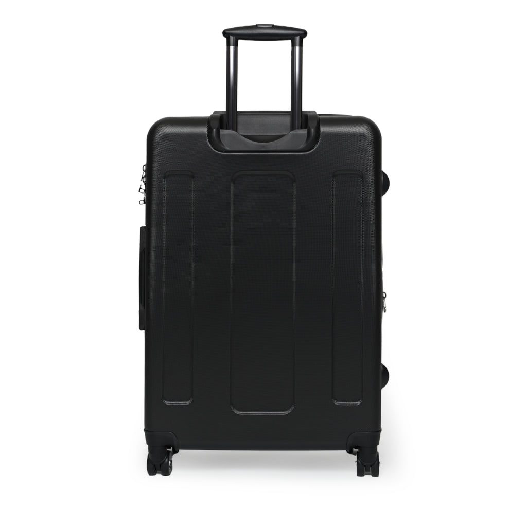 Sensational Beauty Llc Cosmetic Print Designer Carry-On Suitcase – Makeup Travel Luggage by Sensational Beauty Llc.