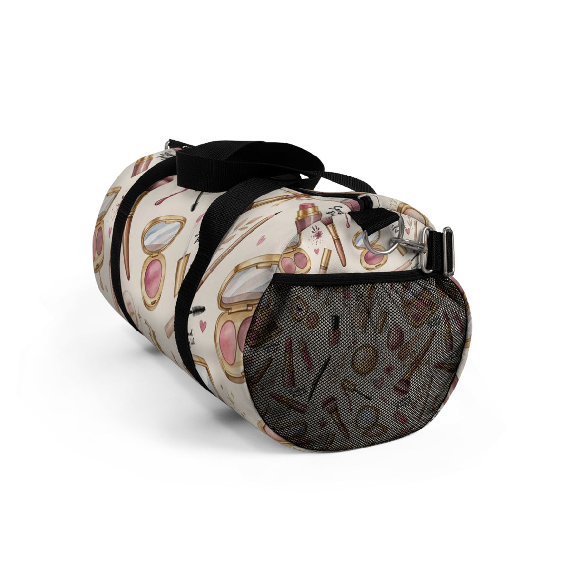 Sensational Beauty Llc Designer Makeup Print Duffel Bag —