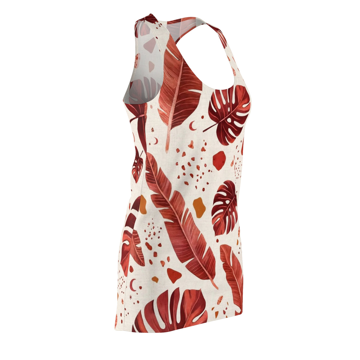 Sensational Beauty Llc Designer Women's Cut & Sew Racerback Dress (AOP)