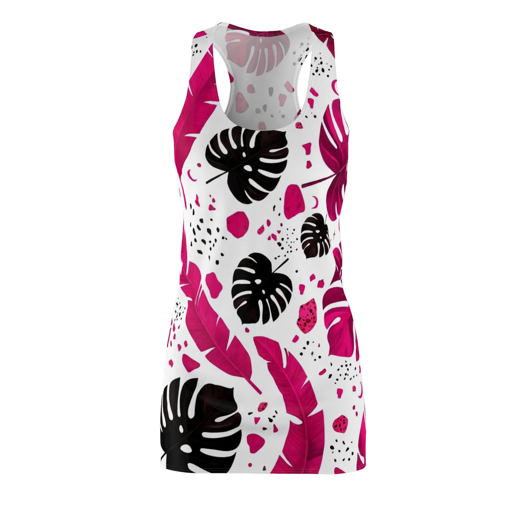 Sensational Beauty Llc Women's Designer Cut & Sew Racerback Dress (AOP)