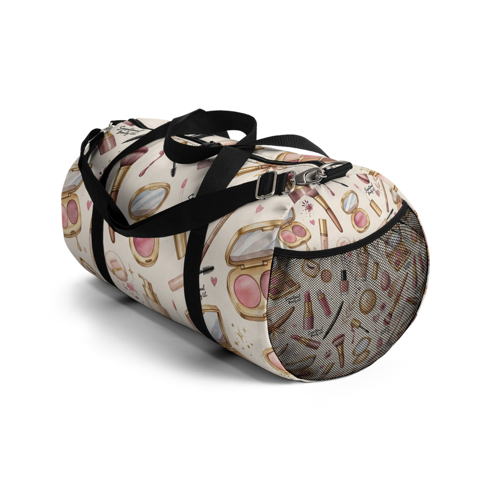 Sensational Beauty Llc Designer Makeup Print Duffel Bag —