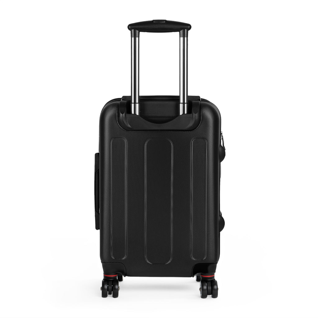 Sensational Beauty Llc Cosmetic Print Designer Carry-On Suitcase – Makeup Travel Luggage by Sensational Beauty Llc.