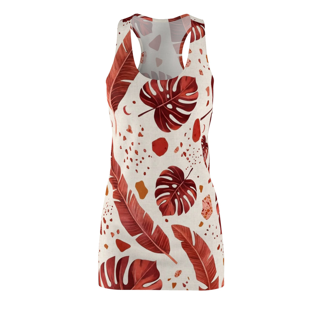 Sensational Beauty Llc Designer Women's Cut & Sew Racerback Dress (AOP)