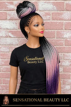 ✨ THE RAINBOW OMBRÉ COLLECTION - Crochet Braided Wig by Sensational Beauty Llc.