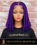 Sensational Beauty LLC - Purple Passion Jumbo CoiL Braid Bob