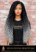 Sensational Beauty LLC -Goddess Faux Locs Wig with Curly Ends