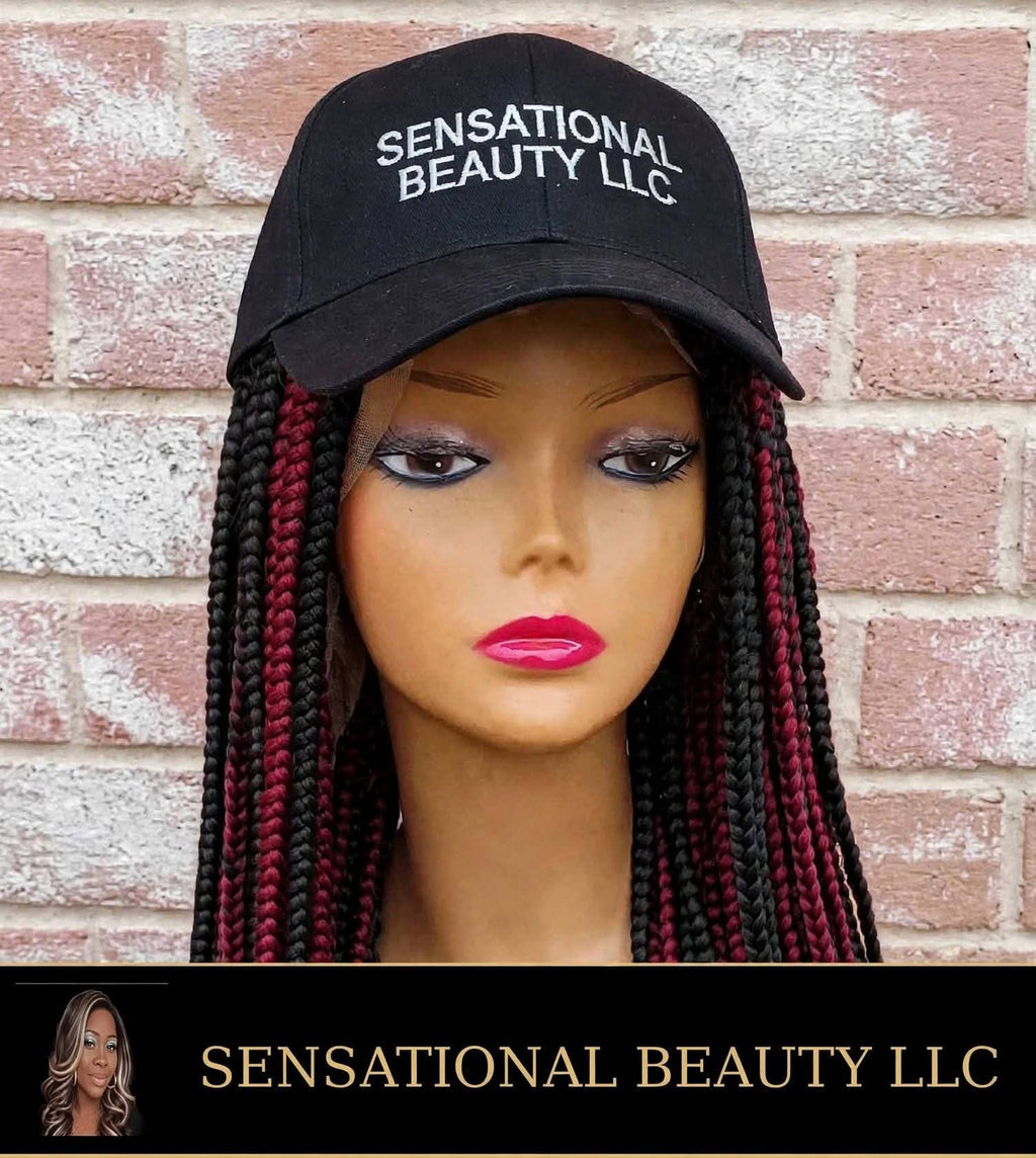 Two-Toned Braided Cap Wigs