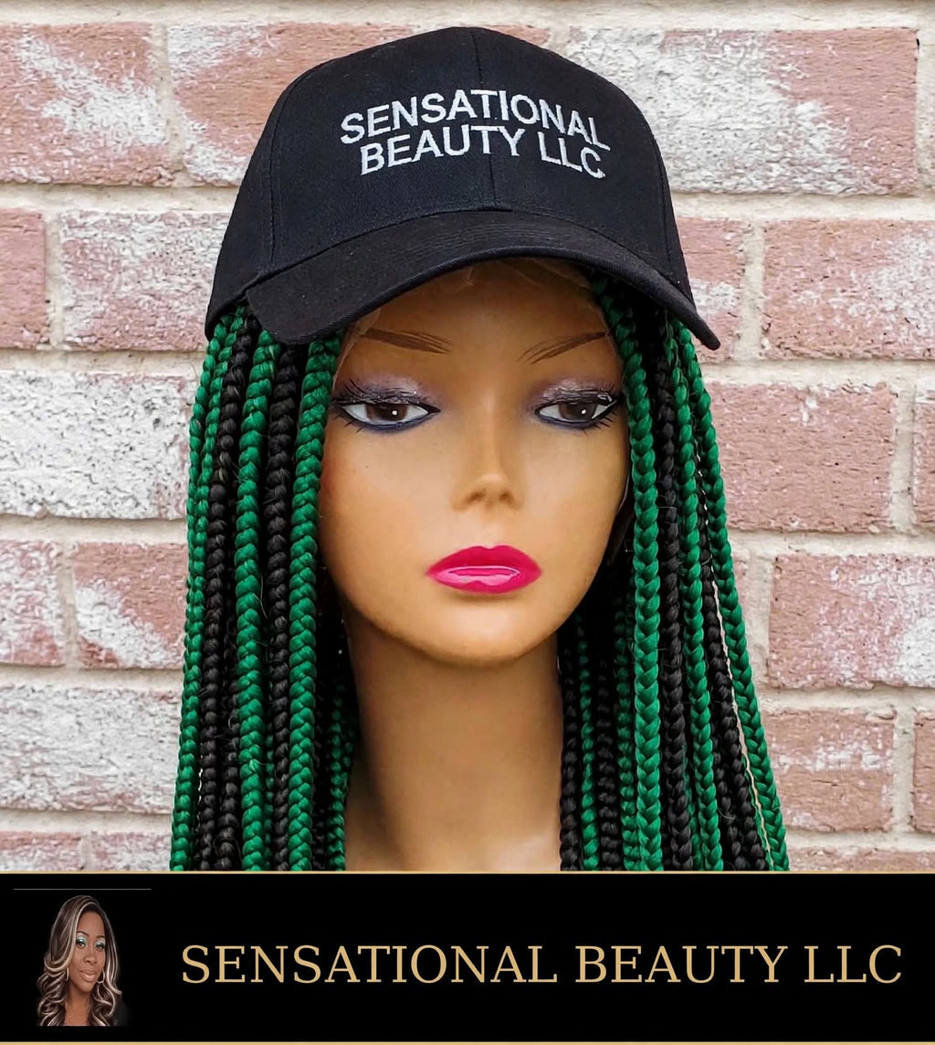Two-Toned Braided Cap Wigs