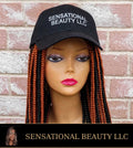 Two-Toned Braided Cap Wigs