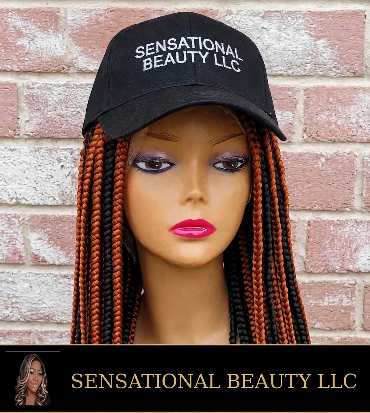 Two-Toned Braided Cap Wigs
