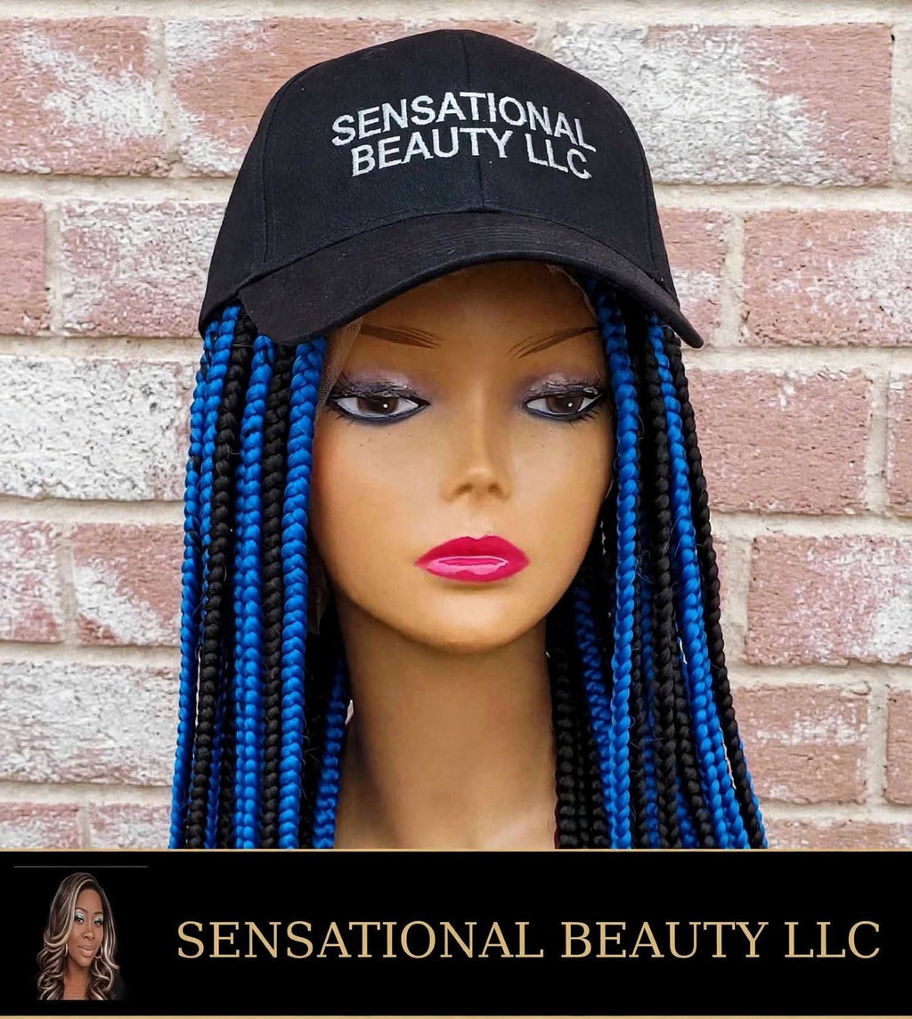Two-Toned Braided Cap Wigs